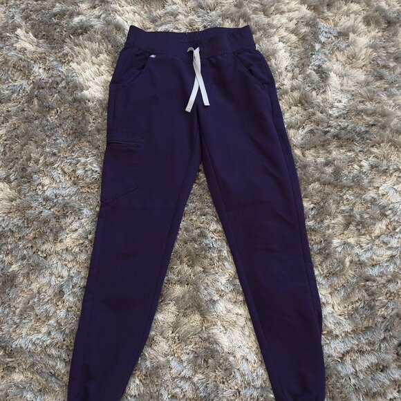 Womens Figs Scrubs - Purple Jam (Tall Jogger Set) - Picture 2 of 5